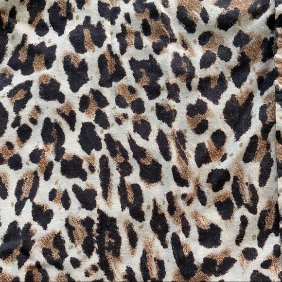 J. Crew Factory Leopard Cotton Perfect Shirt, S - Picture 4 of 6